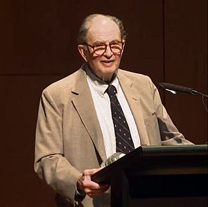 Bernard Bailyn speaks at Brown University in June 2012