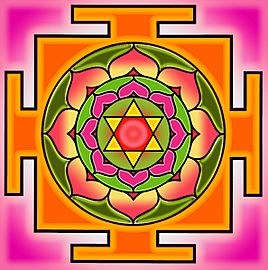 Bhuvaneswari yantra color