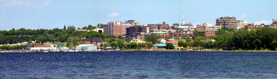 Burlington seen from Lake Champlain