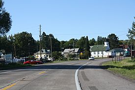 Community of Chassell along U.S. Route 41