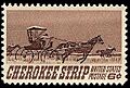 Cherokee strip 1968 U.S. stamp.1