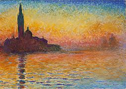 Claude Monet, Saint-Georges majeur au crépuscule