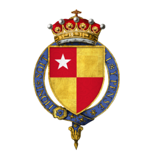 Coat of arms of Sir Richard de Vere, 11th Earl of Oxford, KG