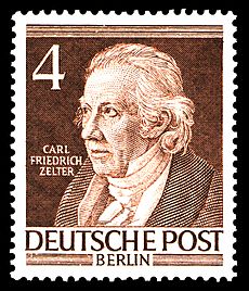 DBPB 1952 91 Carl Friedrich Zelter