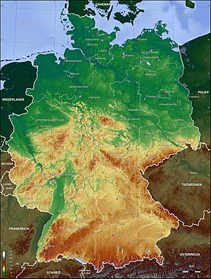 Deutschland topo