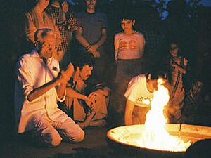Dhuni ritual