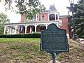 Edward Carroll House with Historical Plaque, Leavenworth, Kansas