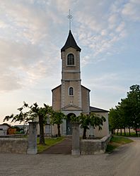 Eglise de Sendets (Pyrénées-Atlantiques) vue 1.JPG