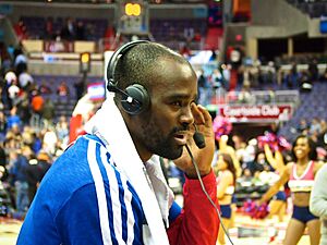 Emeka Okafor with headset 2013