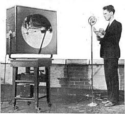 Experimental Westinghouse 3GHz microwave transmitter 1933
