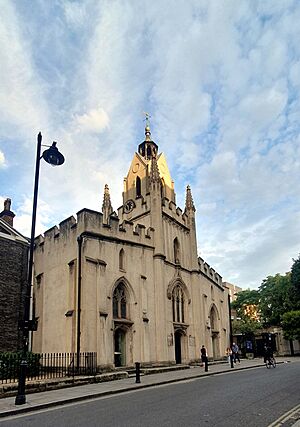 Facade of St Mary Magdalen's church, Bermondsey - London - England 2024.jpg
