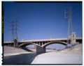 First Street Bridge, Spanning Los Angeles River at First Street, Los Angeles, Los Angeles County, CA HAER CAL,19-LOSAN,76-55 (CT)