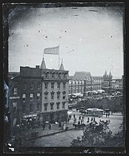 From Brady's Studio, PA. Ave. & 7th St. looking toward Center Market, Wash., D.C