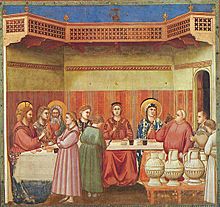 Giotto - Scrovegni - -24- - Marriage at Cana