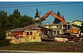 House destroyed by an excavator 2 - Invermere, British Columbia