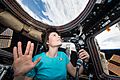 ISS-42 Samantha Cristoforetti Leonard Nimoy tribute