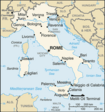 Italy map from Wikiatlas
