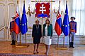 Jill Biden met with Zuzana Čaputová at the Grassalkovich Palace in 2022 (1)