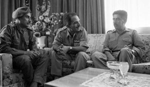Jordanian King meets advisors on events of Black September, 17 September 1970