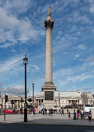 London, Trafalgar Square, Nelson's Column -- 2016 -- 4851
