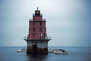 MIAH MAUL SHOAL LIGHTHOUSE, CUMBERLAND COUNTY, NJ