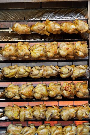 Madrid - Fiestas de San Isidro - Pollo rostizado - 20070515-59