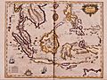 Map of the Indian Ocean and the China Sea was engraved in 1728 by Ibrahim Müteferrika