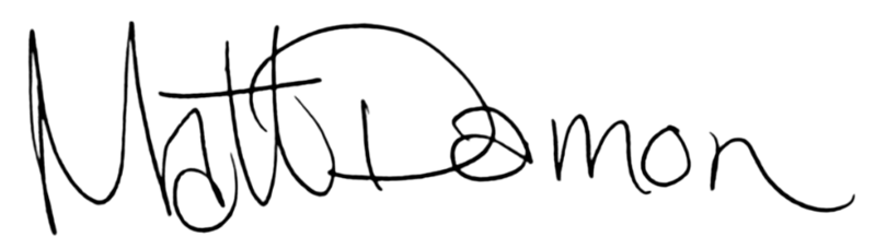 Matt Damon Signature (cropped)