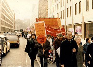 Miners strike rally London 1984