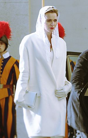 Monagesque Princess Charlene at the Vatican