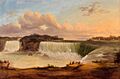 Niagara Falls From the Canadian Side, by Victor de Grailly