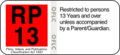 OFLC RP13 label