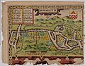 Old map of Monmouth, Wales