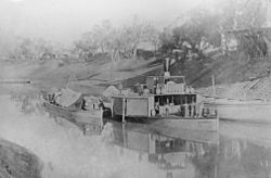 PS Bourke, River Murray, South Australia, c1886