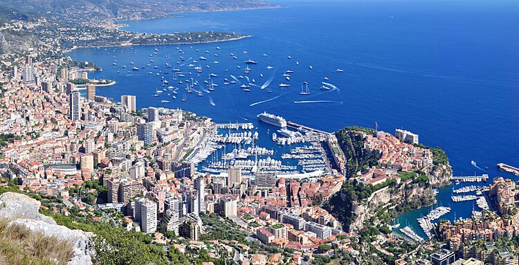 Panorama von Monaco-La Turbie