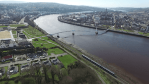 Peace bridge Derry Londonderry