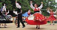 Portuguese Fook Dancing in Kockelscheuer, Luxembourg