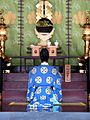 Priest at Dazaifu Tenmagu shrine 1