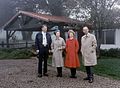 Reagans with British royals at Rancho del Cielo cropped