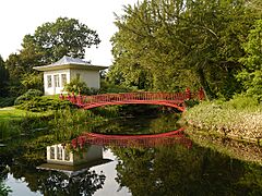 Red Bridge and the Chinese House, Shugborough (geograph 3081592)