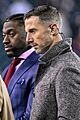 Robert Griffin III & Alex Smith Commanders at Eagles NOV2022 (cropped)