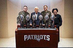 Robert Kraft Super Bowl Trophies