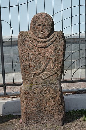 Scythian Statue 1 Kirovograd Local History Mesuem Lapidarium (YDS 3163)
