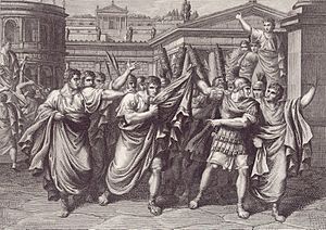 Sejanus is arrested and condemned to death.jpg