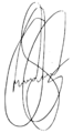 Signature Orson Scott Card
