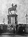 Statue of KIng Charles (London, January 1897)