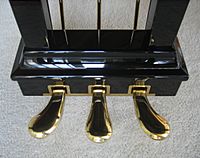 Steinway grand piano - pedals