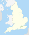Surrey Hills AONB locator map