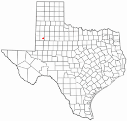 Location of Brownfield, Texas