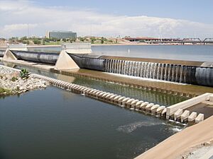 Tempe Town Lake - West Dams - 2009-09-04